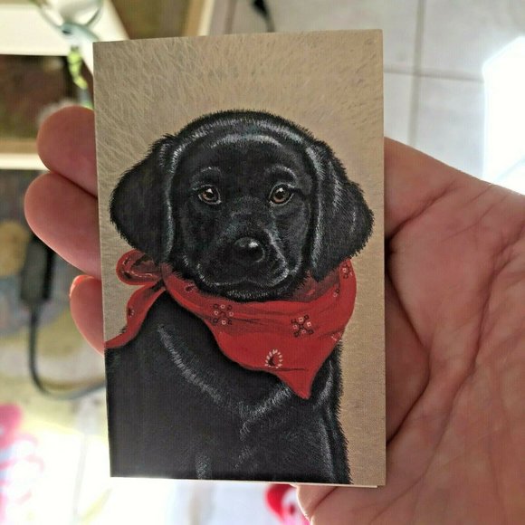 Black Labrador Bridge Tallies Set of 6 Score Cards 2 & 3 Table Progressive VTG - Picture 3 of 7